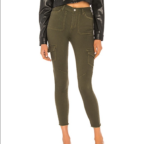 superdown Denim - Superdown green cargo denim